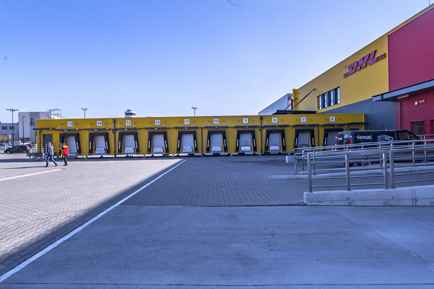 DHL-Terminal am Flughafen in Danzig
